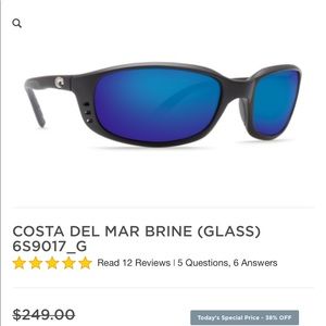 Costa Del Mar Brine (Glass)